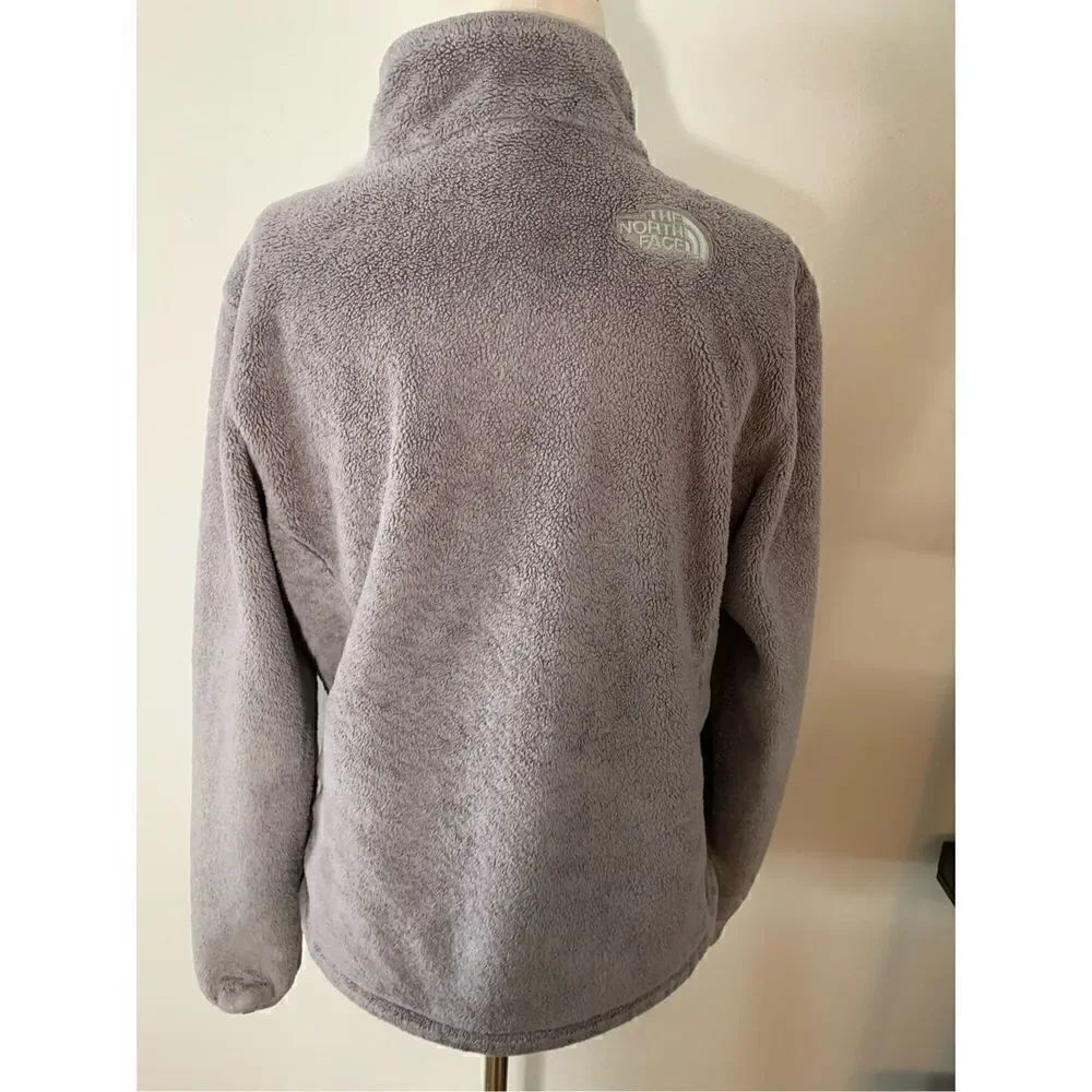 North face gray women’s fleece jacket medium - Picture 4 of 5